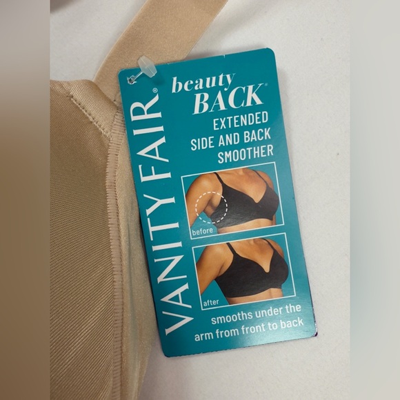NWT VANITY FAIR Beauty Back Extended Smoothing Wireless Bra Size 40DD - Picture 7 of 9